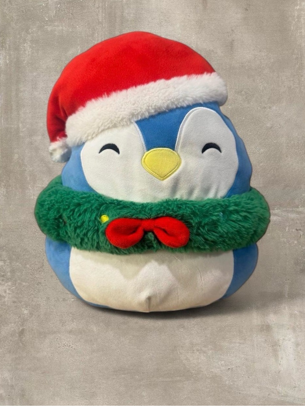 Squishmallows 10" Puff The Penguin Christmas Plush - Official Kellytoy